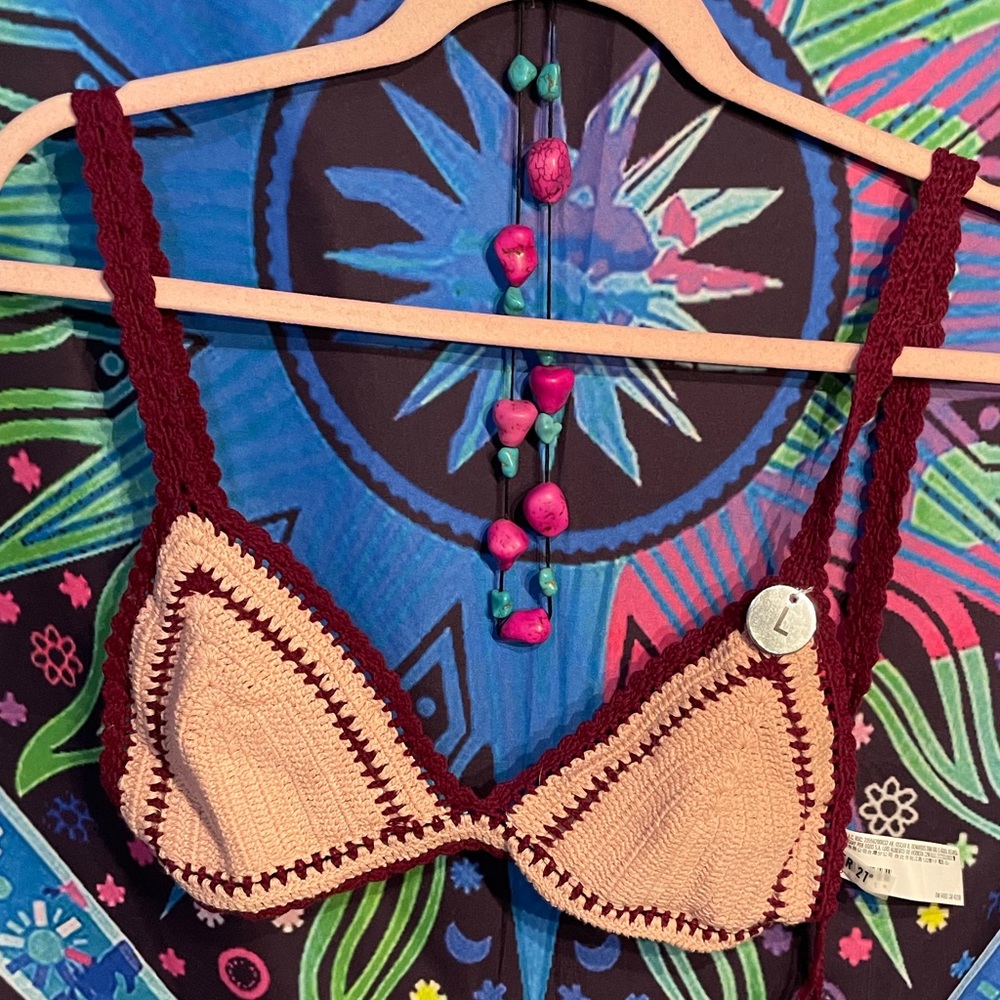 BRAND NEW Crochet Bralette Knit Bra Boho Beach